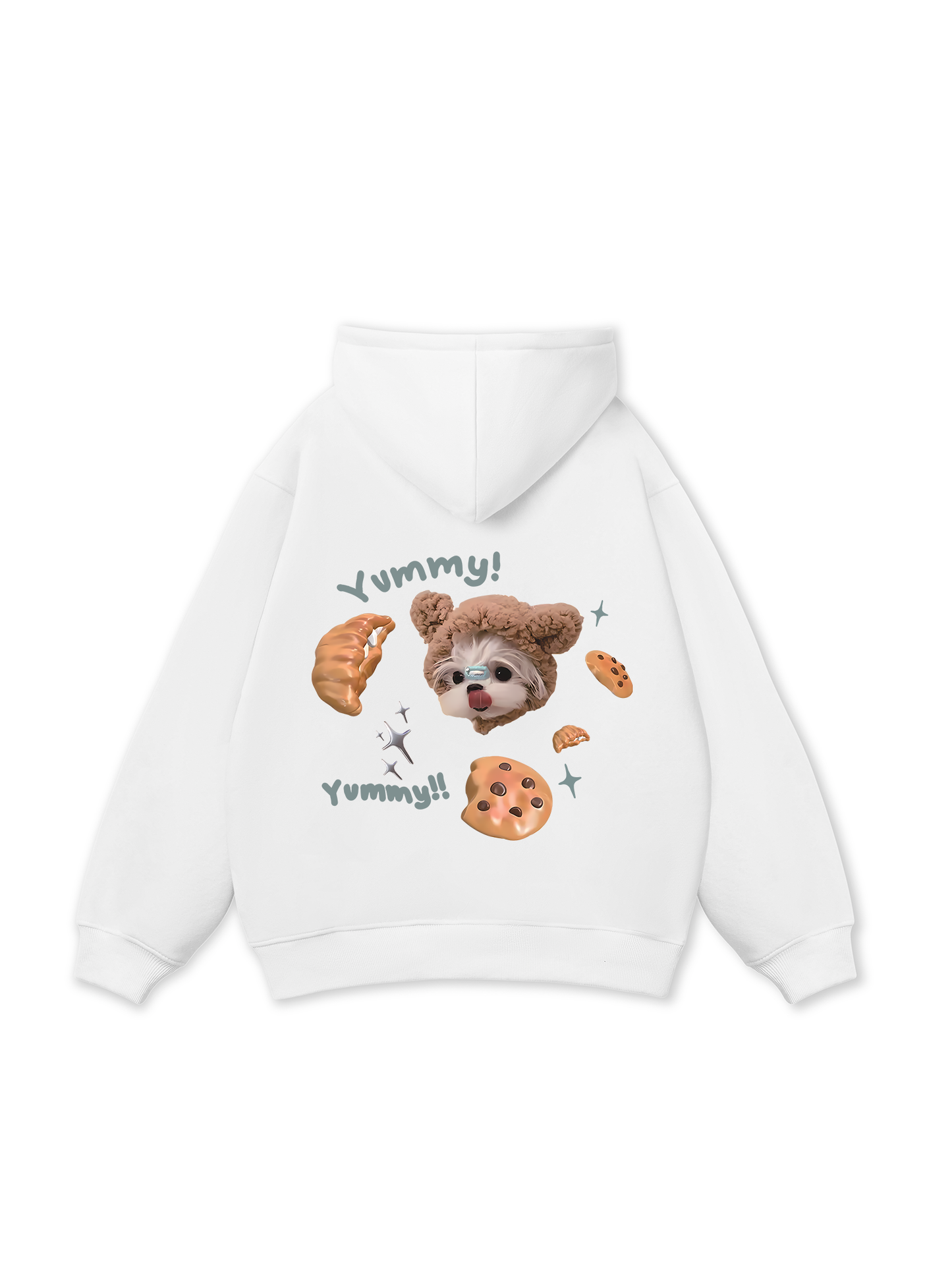Áo Hoodie Nỉ Bông Cute Dog Yummy Cookie