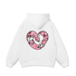 Áo Hoodie Nỉ Bông Meow Meow Heart