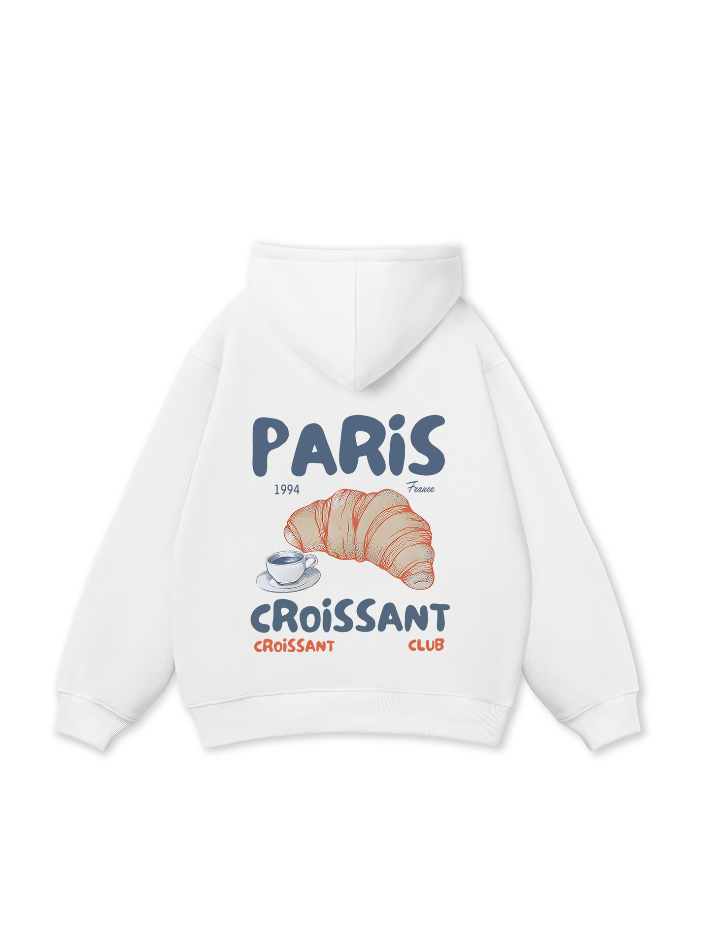 Áo Hoodie Nỉ Bông Paris Coissant