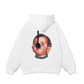 Funny spoon-covered face boy Hoodie