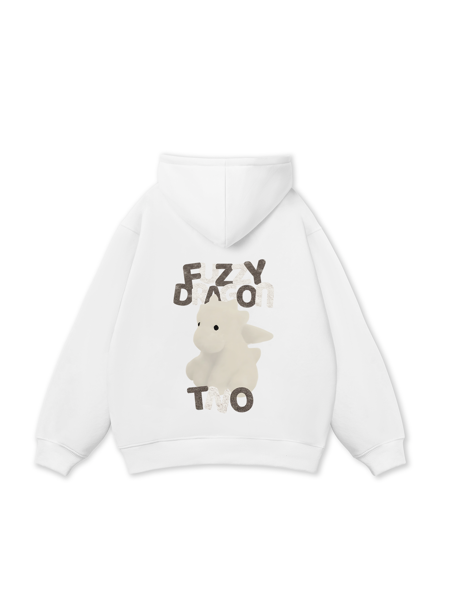 Áo Hoodie Nỉ Bông Fuzzy Font Dragon