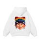 Bad Boy & Rainbow Crochet Hat Hoodie