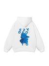 Áo Hoodie Nỉ Bông Fuzzy Font Dragon Blue
