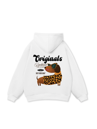 Áo Hoodie Nỉ Bông Leopard Dachshund