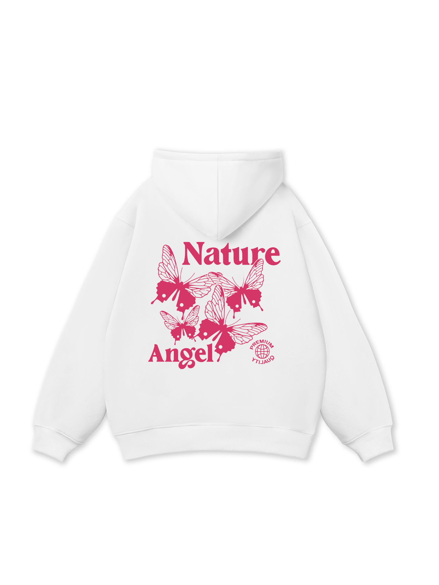Pink Nature Angel Hoodie