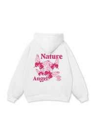 Pink Nature Angel Hoodie