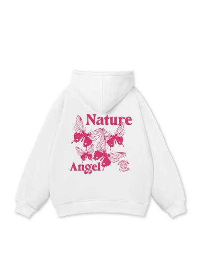 Pink Nature Angel Hoodie