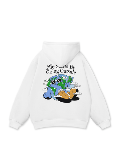 Life Starts By Going Outside Hoodie