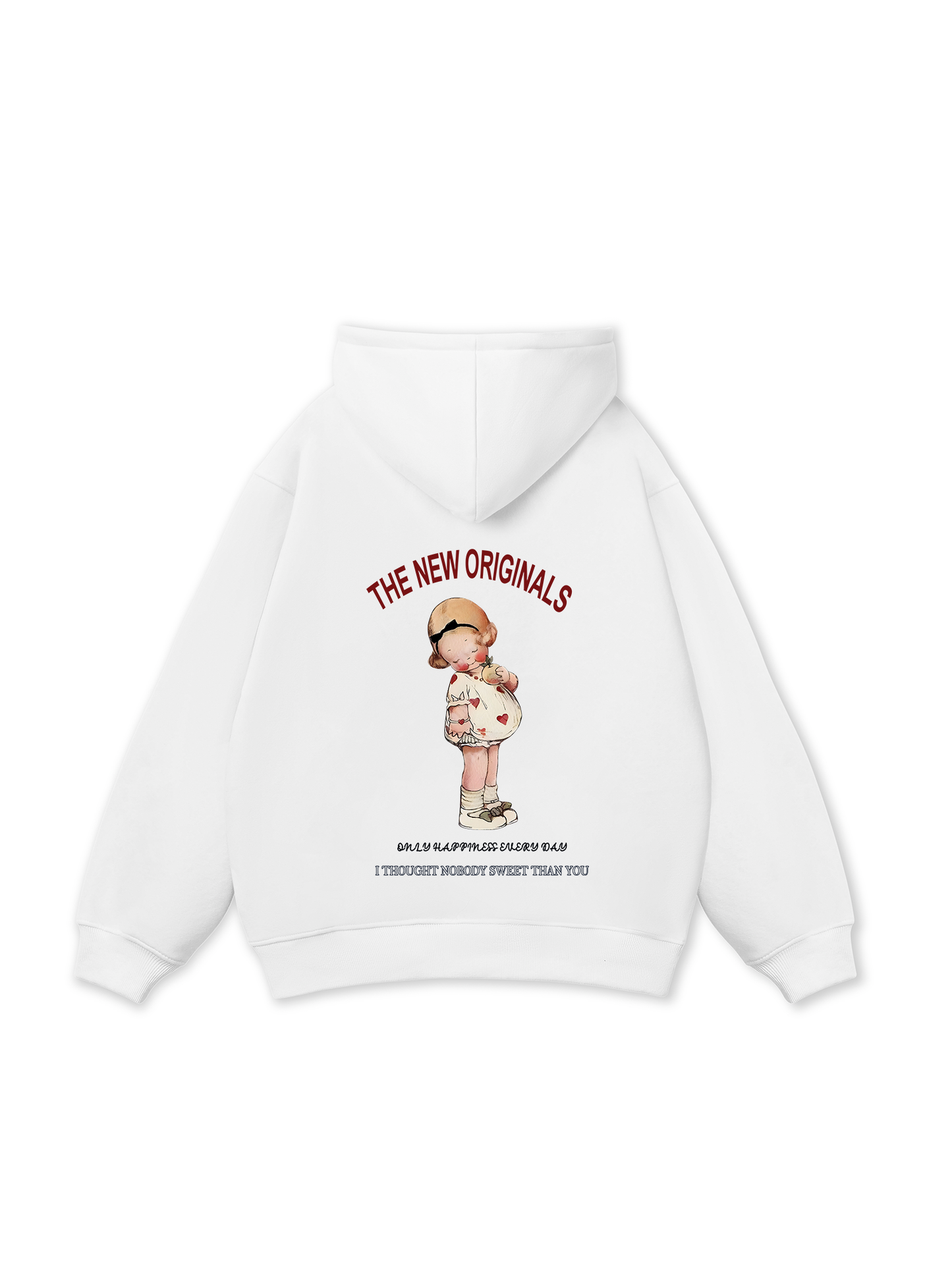 Áo Hoodie Nỉ Bông Only Happiness everyday
