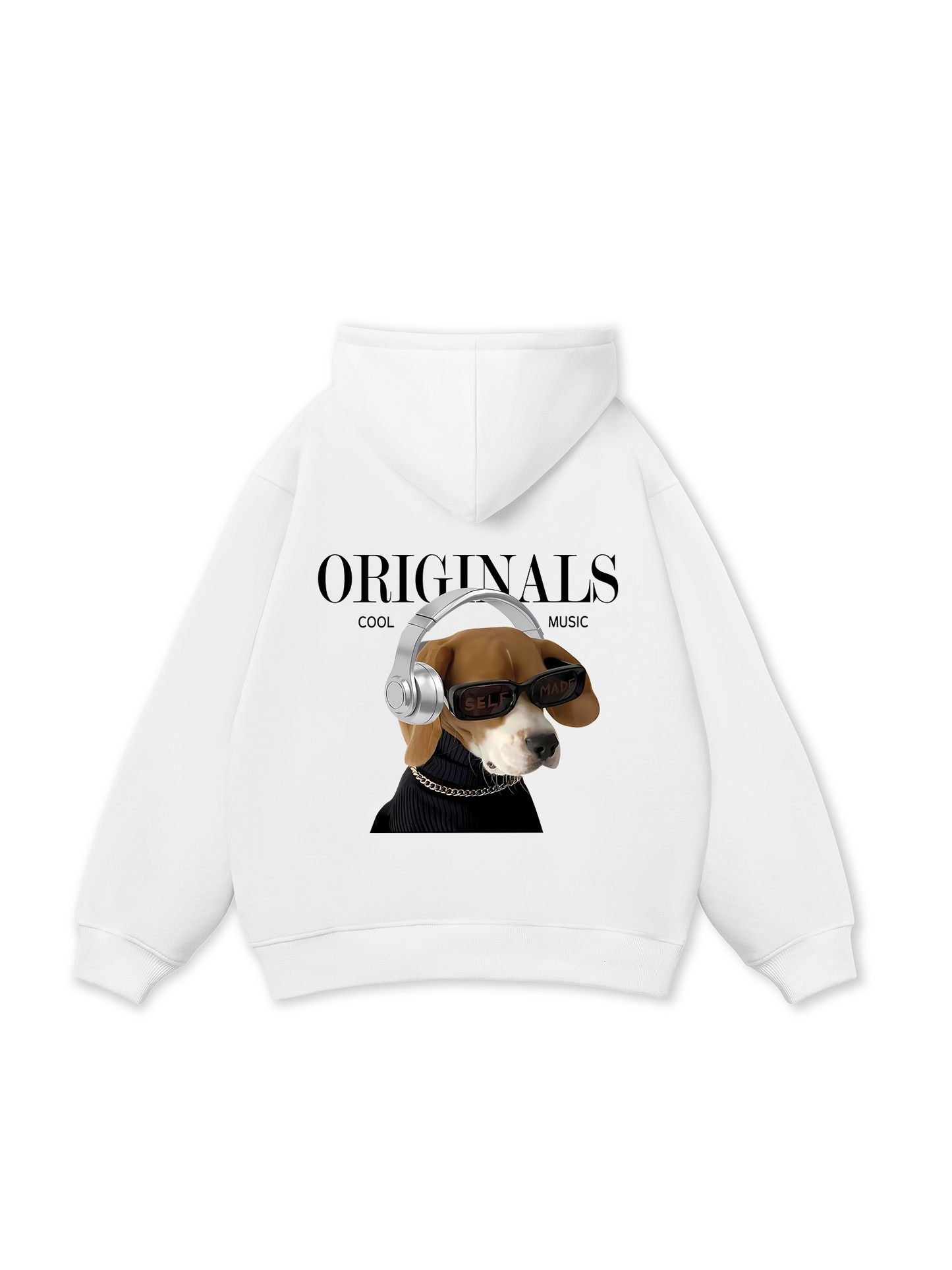 Animal Mood Cool Music Dog Hoodie