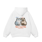 So Cute Cat Couple Hoodie