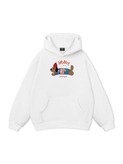 Animal Hello Cute Puppy Hoodie