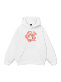 Áo Hoodie Nỉ Bông Flower Cat