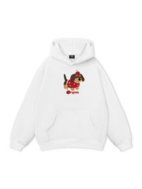 Animal Cute Puppy With Cherry Hoodie