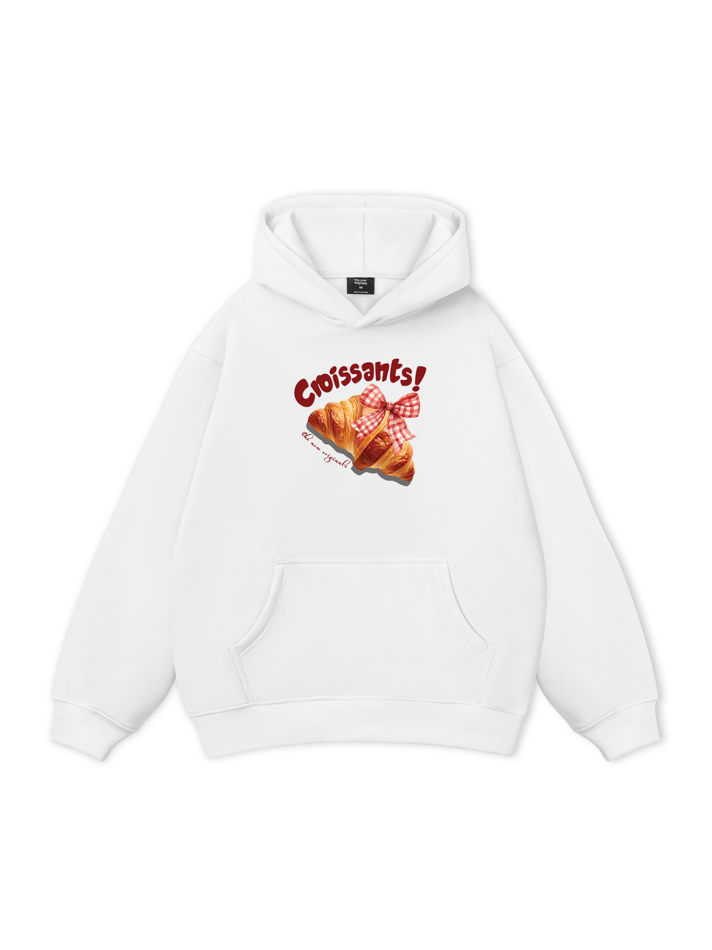 Áo Hoodie Nỉ Bông Sweet Pastry Red Bơ Croissant