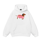 Pink Dachshund Hoodie