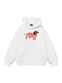 Pink Dachshund Hoodie