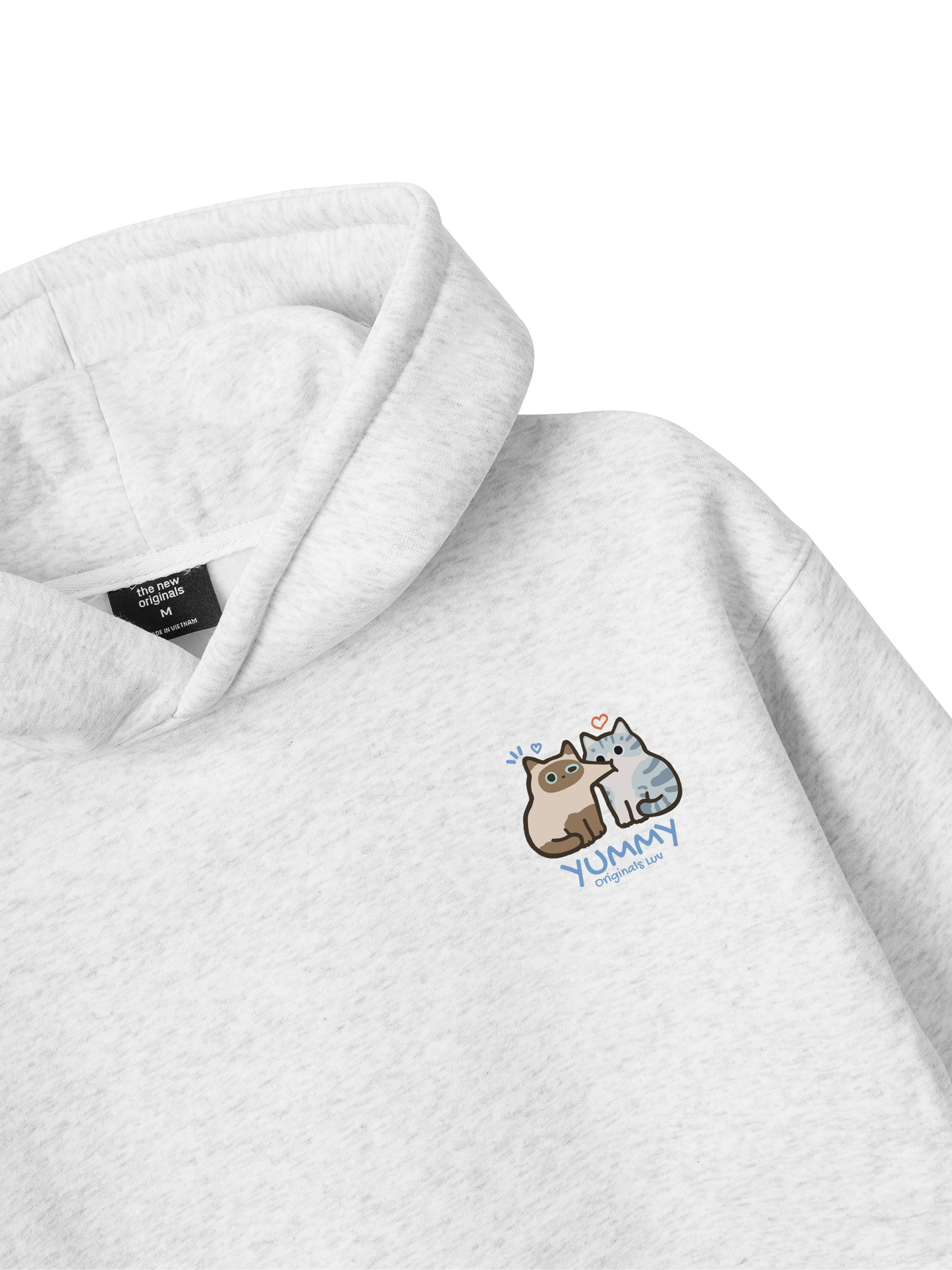 Yummy Luv Cat Couple Hoodie