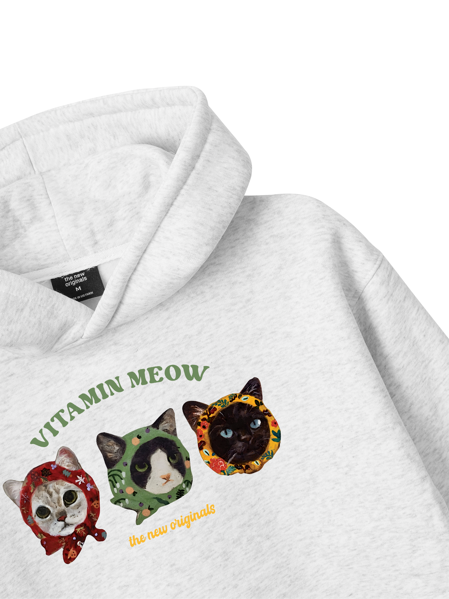 Áo Hoodie Nỉ Bông Vitamin Meow