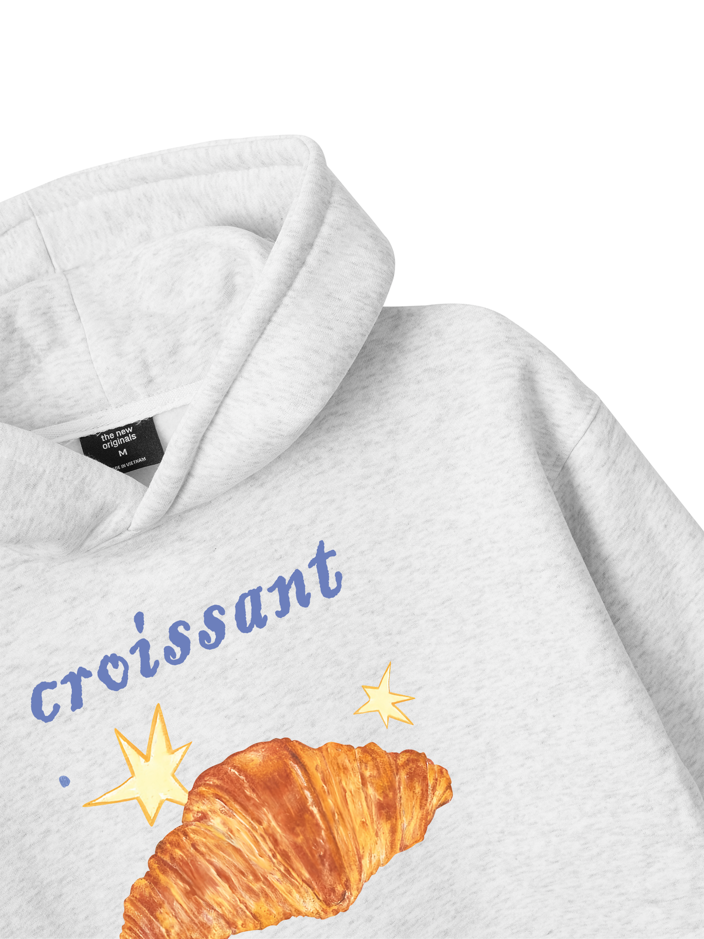 Áo Hoodie Nỉ Bông Croissant