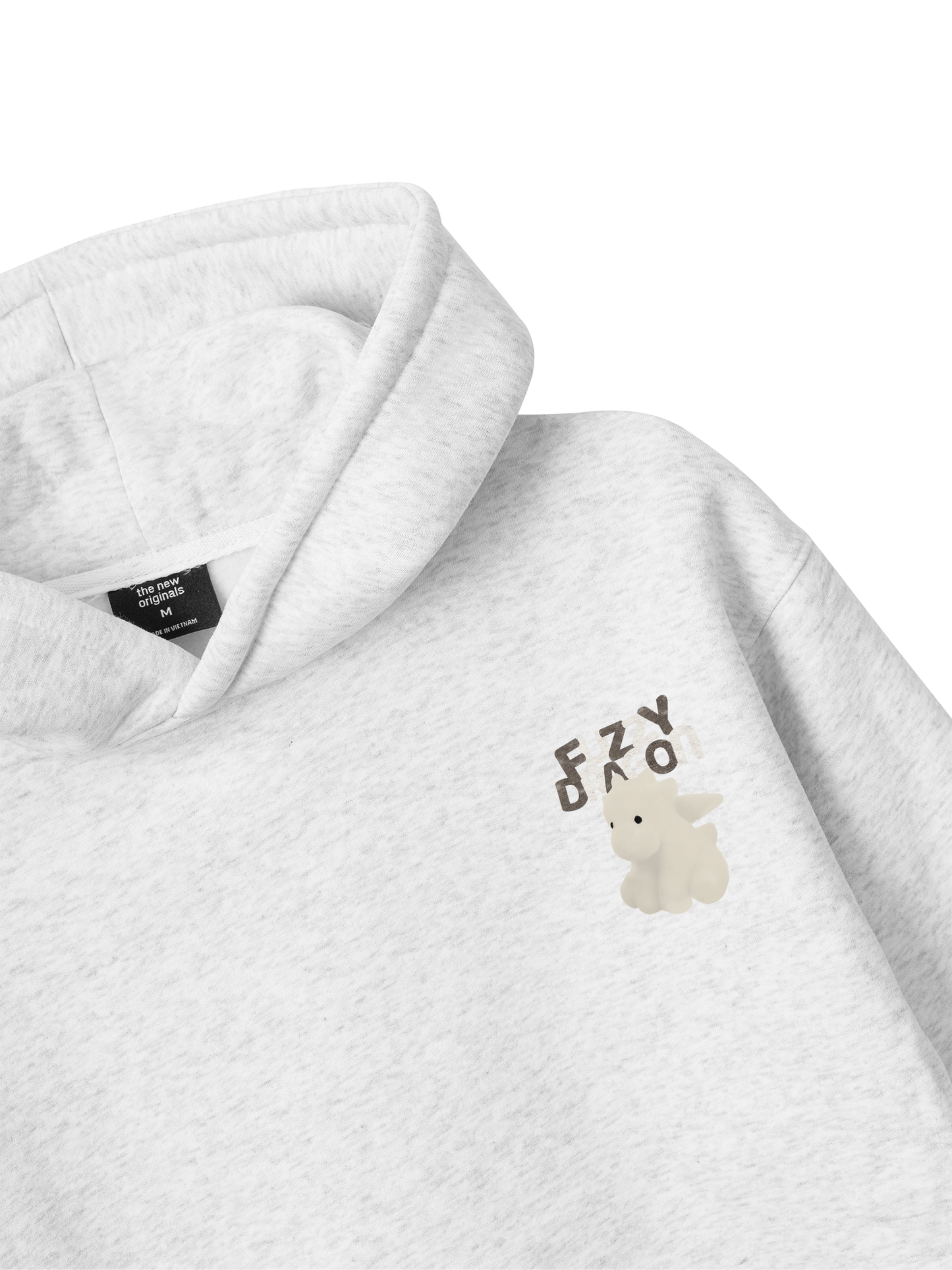 Áo Hoodie Nỉ Bông Fuzzy Font Dragon