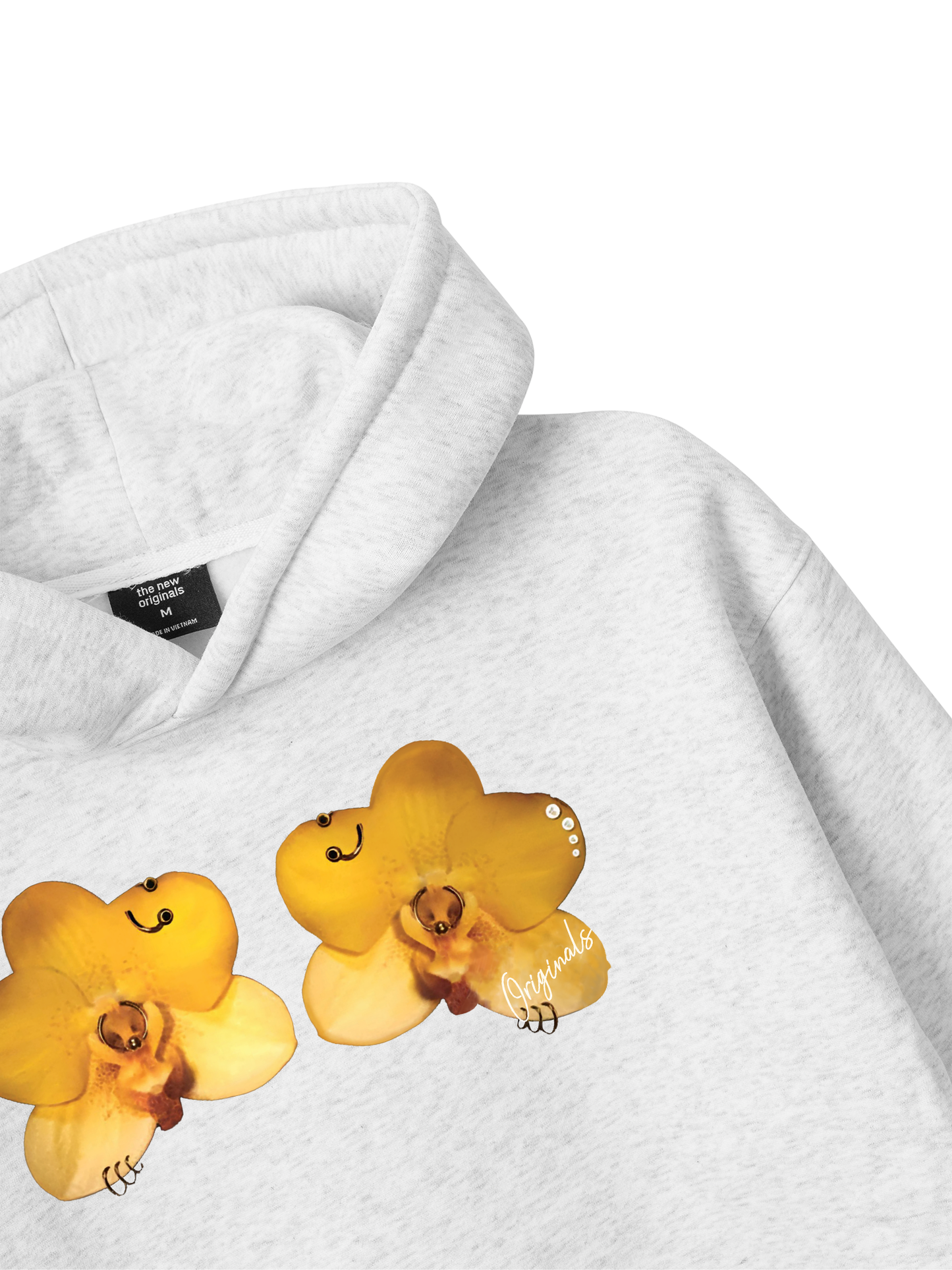 Flower Piercing Art Hoodie