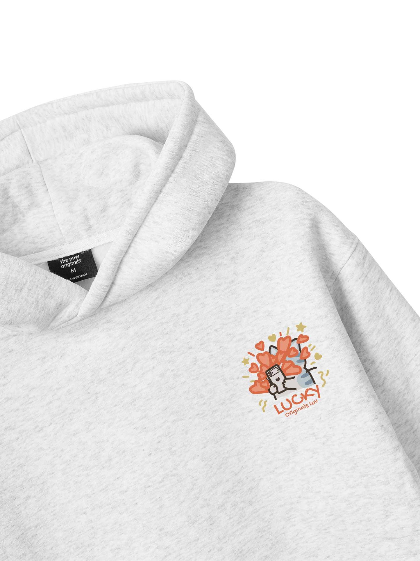 Áo Hoodie Nỉ Bông Lucky Luv Cat Couple