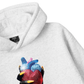Handheld colorful rhinestone art heart Hoodie