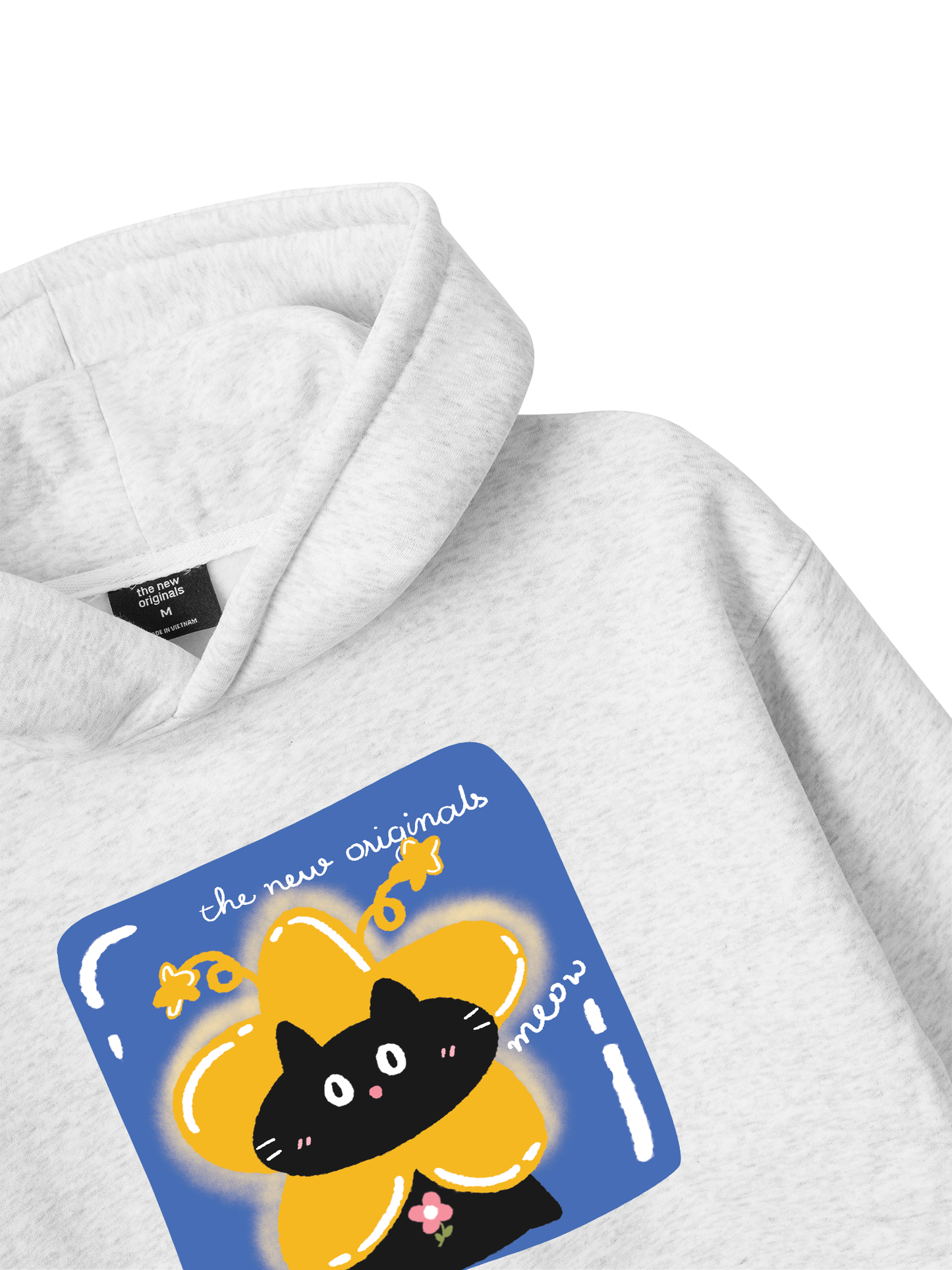 Áo Hoodie Nỉ Bông Black Cute Cat