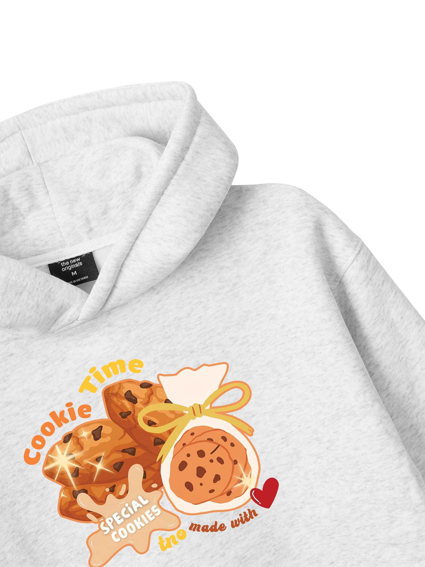 Áo Hoodie Nỉ Bông Cookie Time