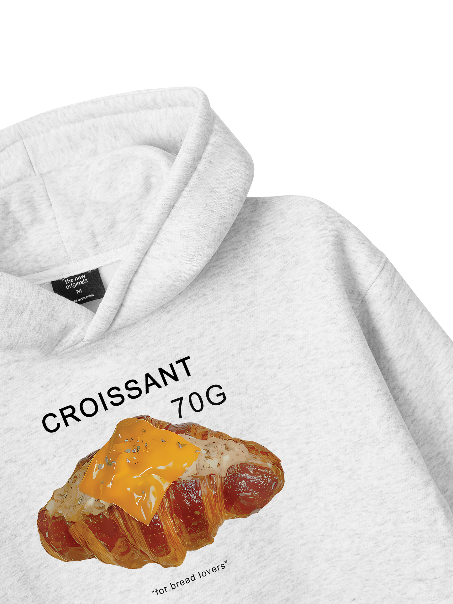 Áo Hoodie Nỉ Bông Sweet Pastry Croisant