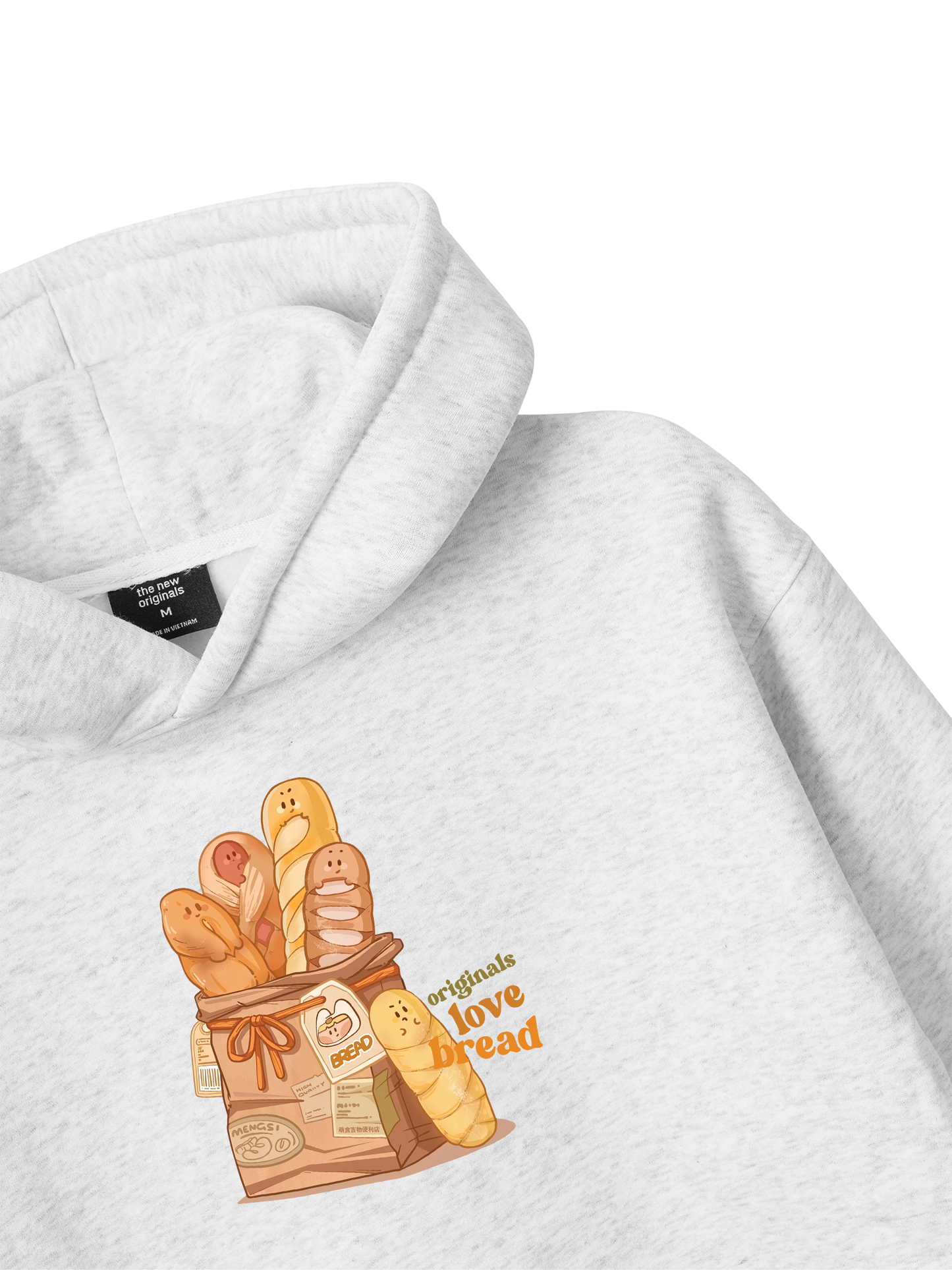 Áo Hoodie Nỉ Bông Love Bread