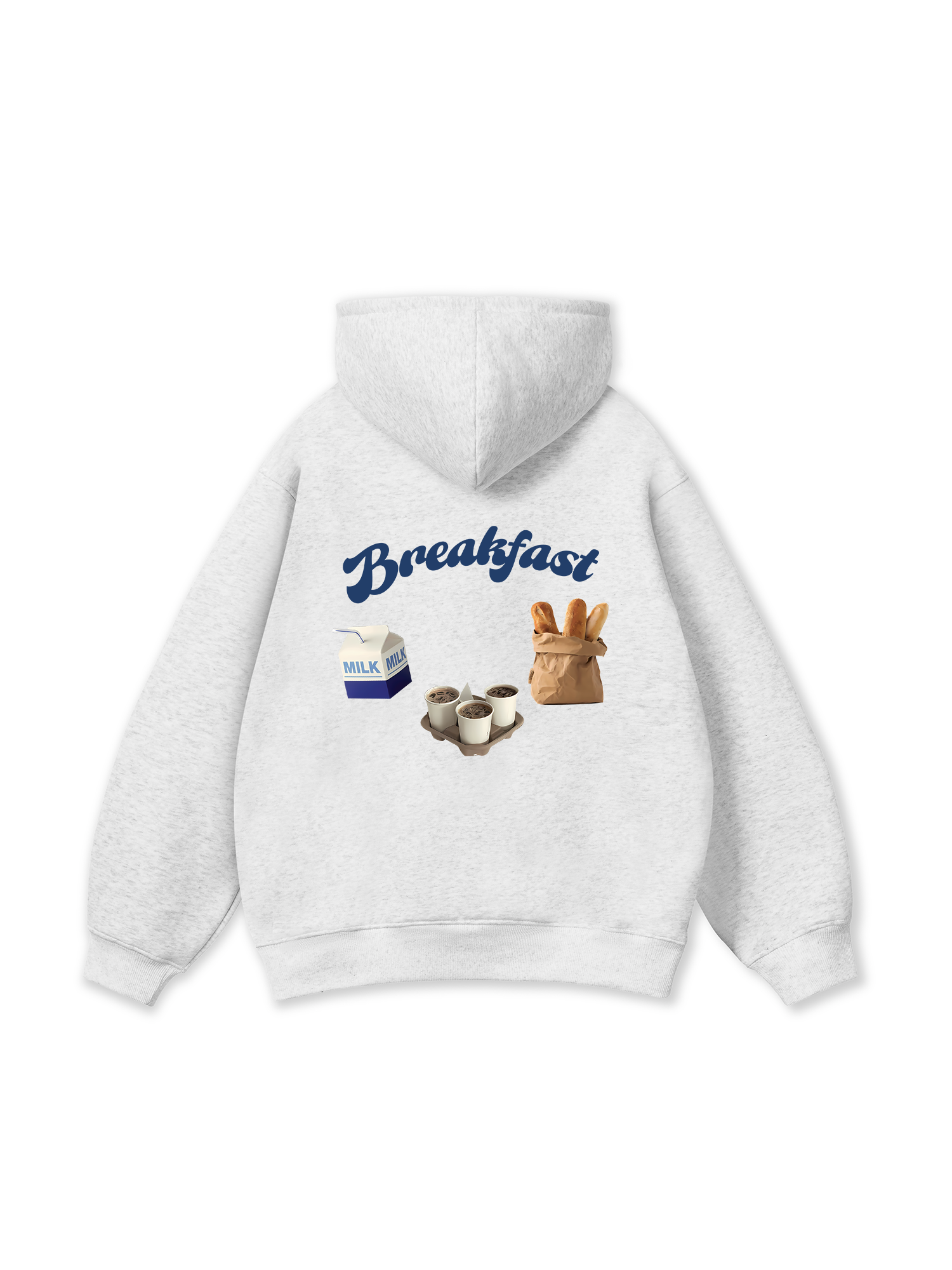 Áo Hoodie Nỉ Bông Sweet Pastry Milk And Bread