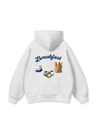 Áo Hoodie Nỉ Bông Sweet Pastry Milk And Bread