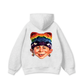 Bad Boy & Rainbow Crochet Hat Hoodie