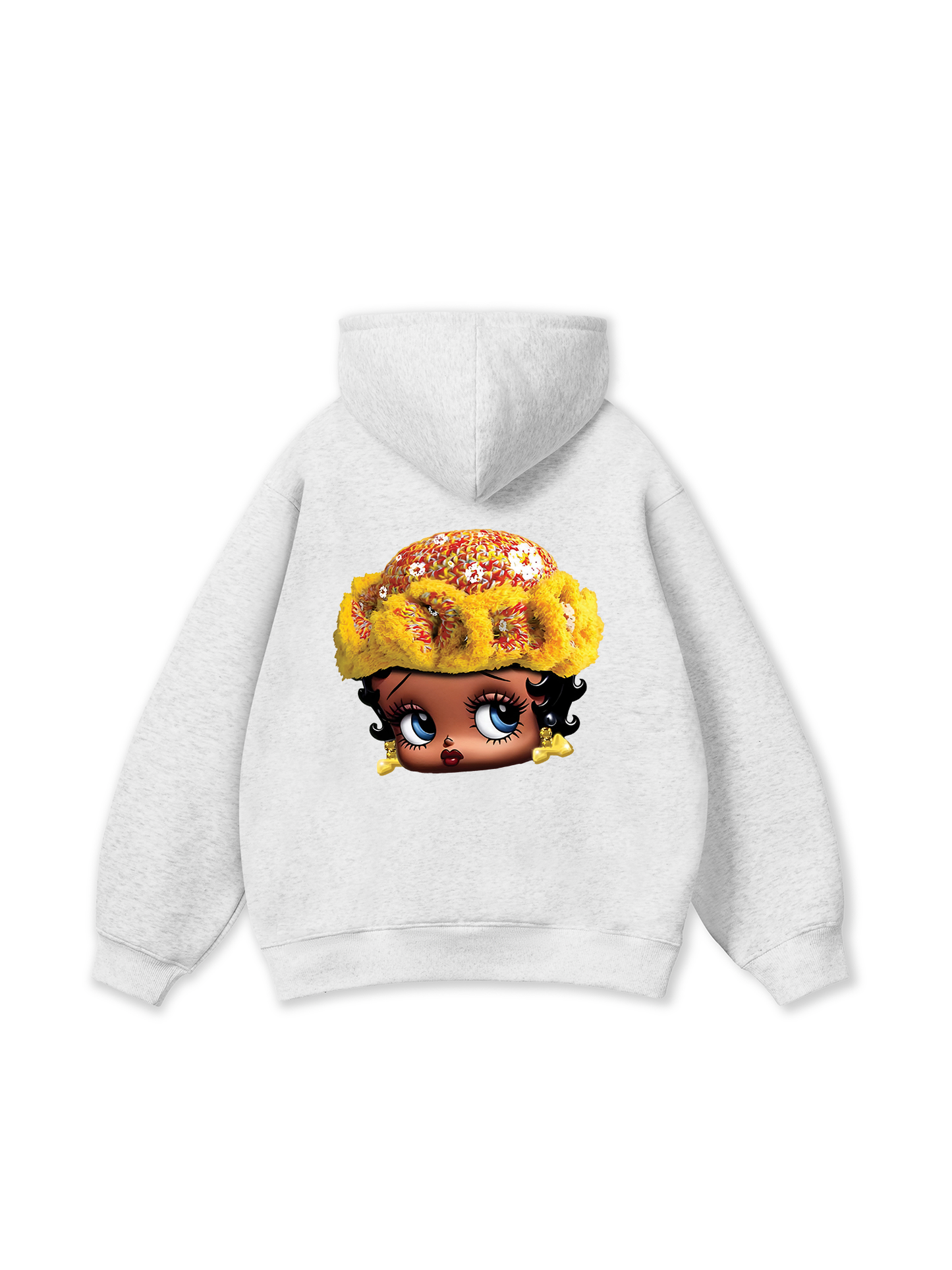 Flower Sun Knit Hat Cartoon Head Hoodie