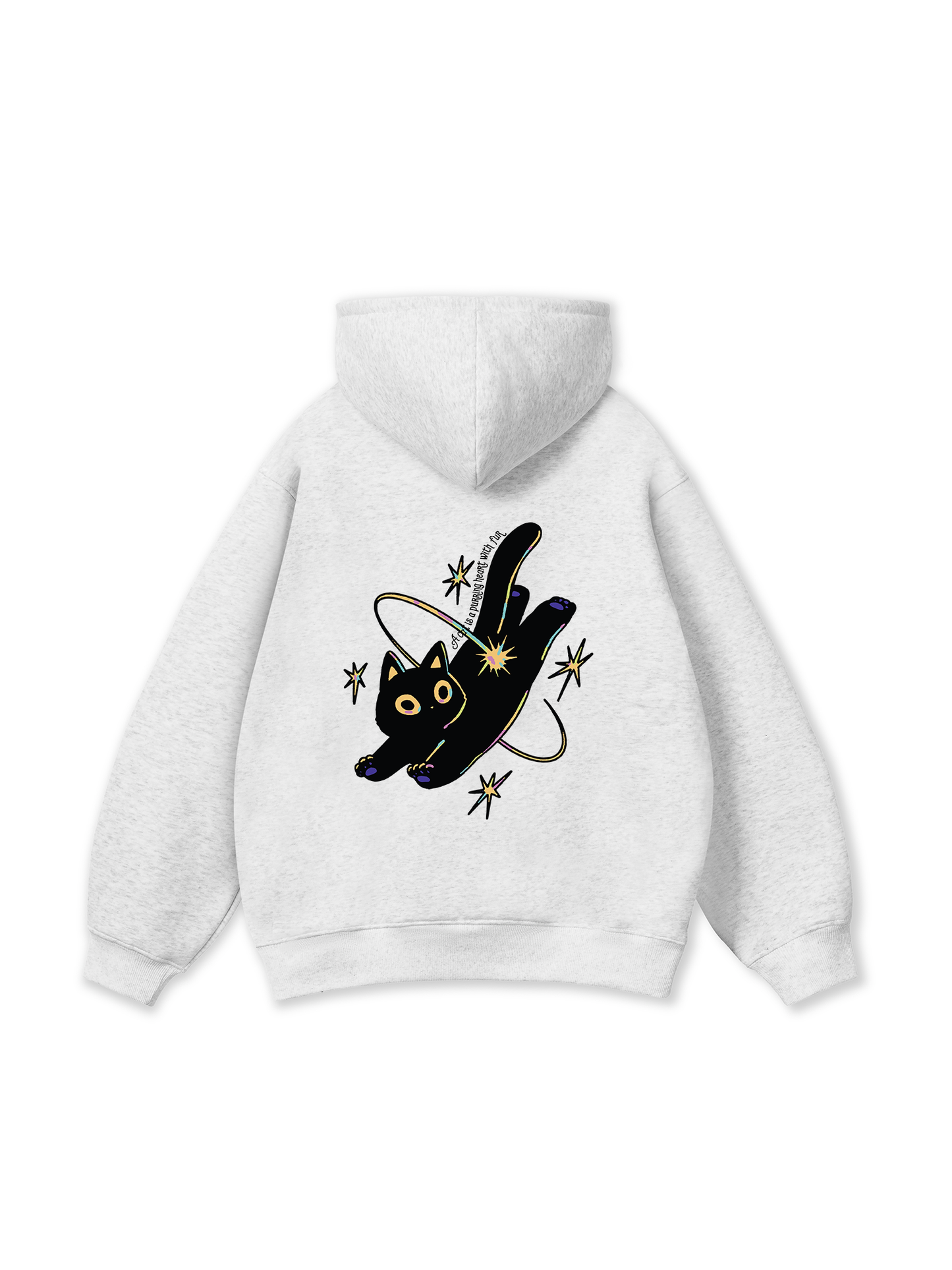 A Black Cat Hoodie
