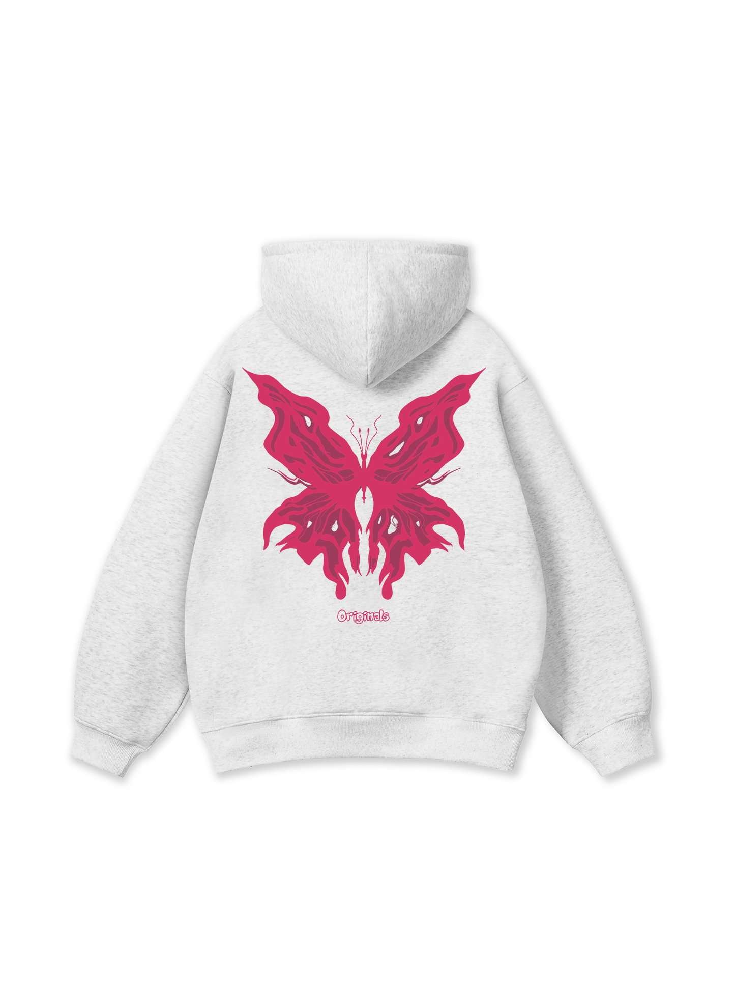 Pink Butterfly Hoodie