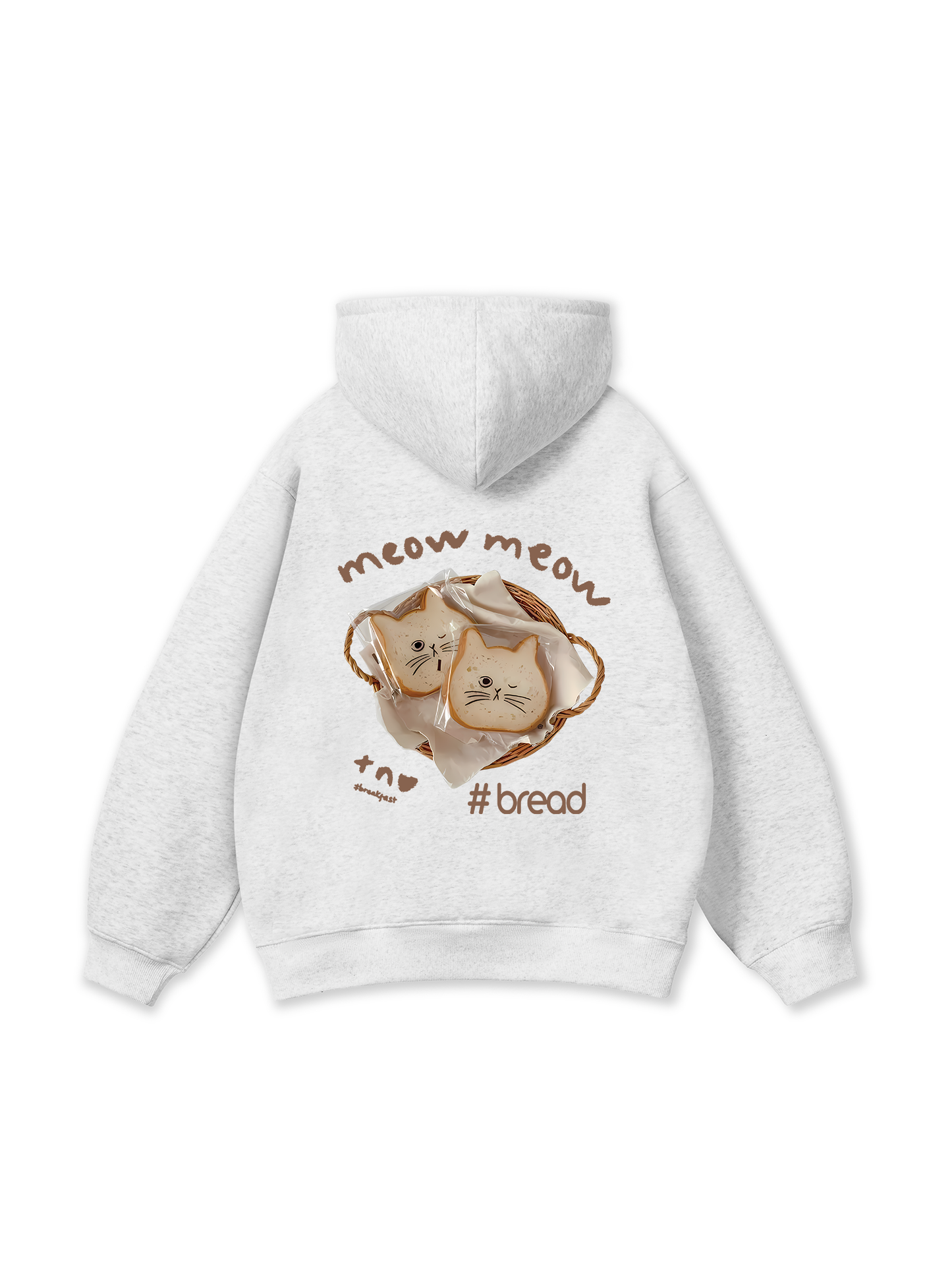 Áo Hoodie Nỉ Bông Sweet Pastry Meow Meow Bead