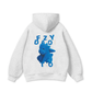 Áo Hoodie Nỉ Bông Fuzzy Font Dragon Blue