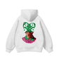 Summer Dopamine Kitty Cap Pink Gradient Hoodie