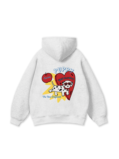 Áo Hoodie Nỉ Bông Puppy You Can Do It