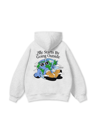 Life Starts By Going Outside Hoodie