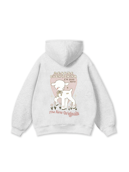 Áo Hoodie Nỉ Bông Despite everything I_m still here