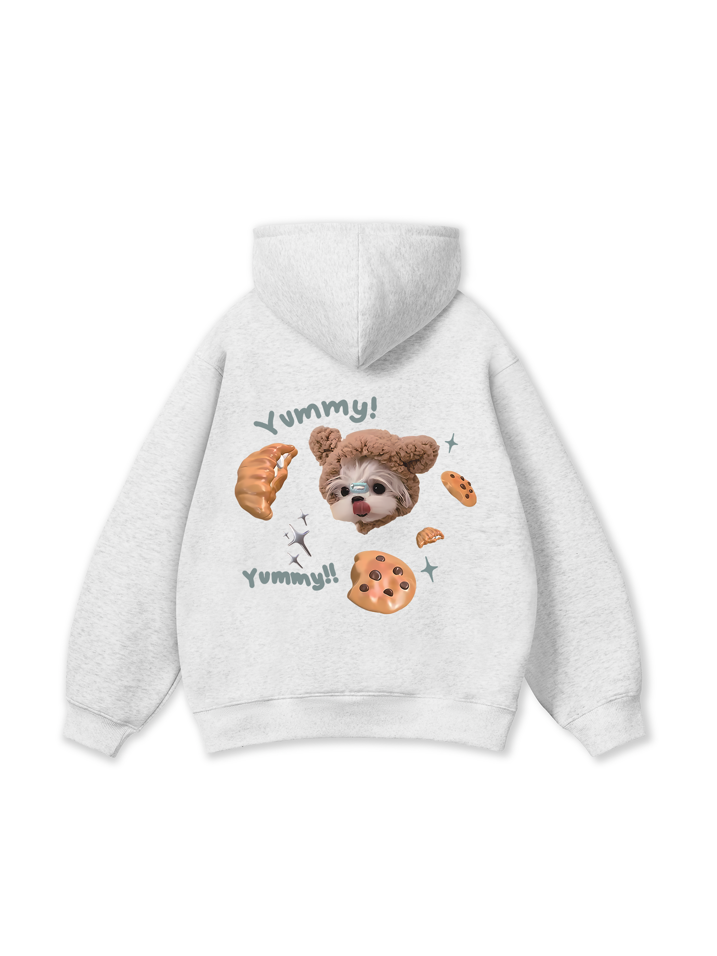 Áo Hoodie Nỉ Bông Cute Dog Yummy Cookie