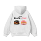 Áo Hoodie Nỉ Bông Sweet Pastry Black Pink Meow Meow Strawberry