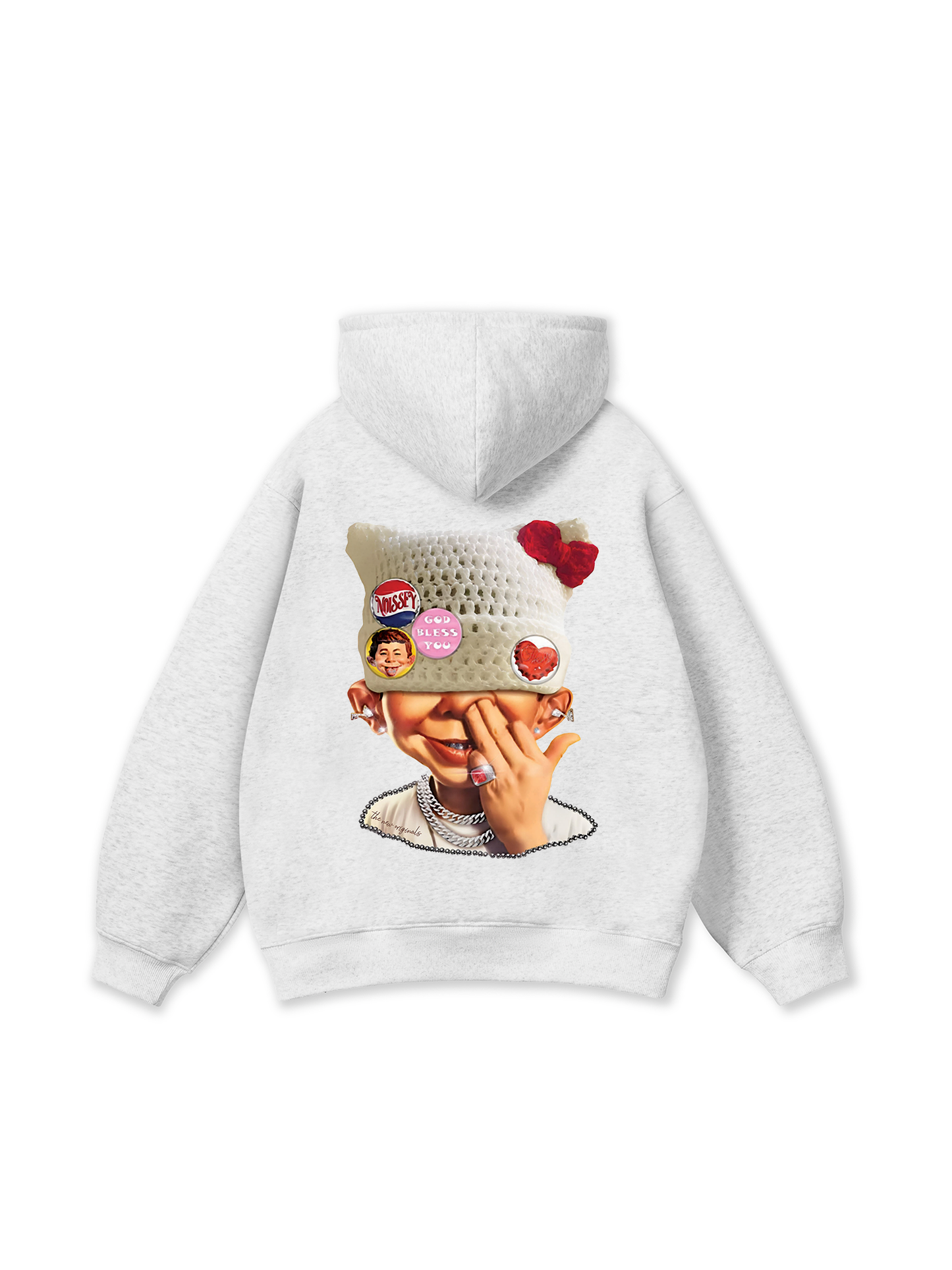 Badge DIY_ bad boy_s woolen hat Hoodie