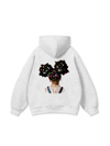 Colorful Diamond Hairpin Afro Girl Hoodie