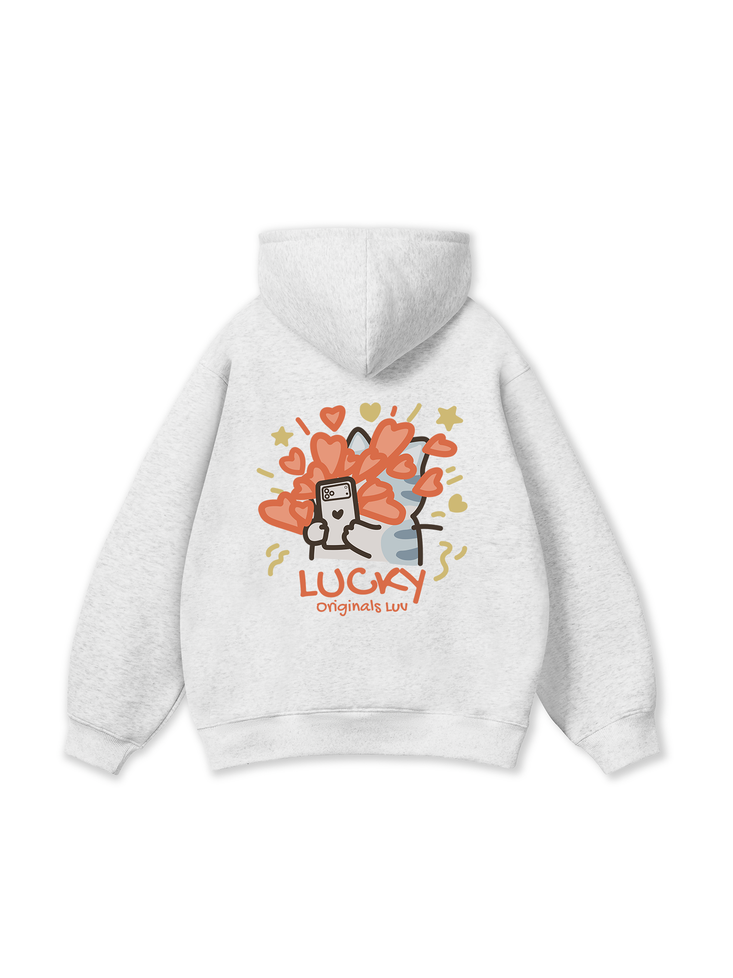 Áo Hoodie Nỉ Bông Lucky Luv Cat Couple