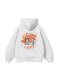 Áo Hoodie Nỉ Bông Lucky Luv Cat Couple